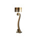 Swooshball Floor Lamp in Silver and Bronze
