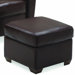 Hannah Leather Ottoman