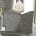 Bedminister Scroll Tissue Holder in Flint Grey