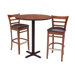 Zoe Stools and Round Caf&eacute; Table