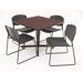 Hospitality Four Zeng Chairs with Square Table