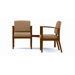 Amherst Two Chairs with Connecting Corner Table