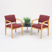 Lenox Tandem Chair with Connecting Table