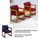 Classic Two Chairs with Center Table