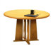 Contemporary Series 42" Round Gathering Table with Radius Profile (Tapered Base)