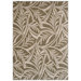 Home Nylon Abstracted Light Green Leaf Rug