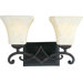 Oak Harbor  Vanity Light in Rustic Burnished