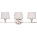 Rondo  Vanity Light in Polished Nickel