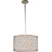 Diamond 3 Light Drum Pendant