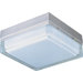 Blocks ES 9" 2 Light Square Semi Flush Mount