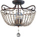 Adriana 3 Light Semi Flush Mount