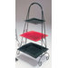 Black Square Triple Tiered Plate Stand