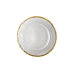Alpine Gold 8" Glass Salad / Dessert Plate