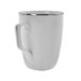 Lotus Silver Line 10 oz. Square Mug