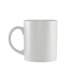 Classic White 10 oz. C Handle Straight Sided Mug