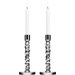 Carat Glass Candlesticks (Set of 2)