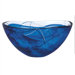 Contrast Large Blue Bowl