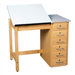 Fiberesin Dowel Adjustable Drafting Table