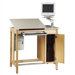 Drawing Table with Board Storage