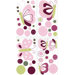 Raspberry Swirl Wall Appliques