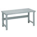Open Work Bench - Steel Top, Adjustable Height with Shelf