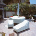Wicker Day Chaise Cover with Elastic