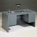 Bravo Panel 60" W Double Pedestal Office Computer Desk