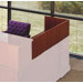 Bedford 13" H x 48" W Desk Reception Screen