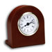1000 Series Classic Leather Clock with Gold Insert in Mocha