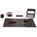 Leather 10-Piece Desk Set