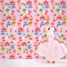 French Bull Princess Wallpaper