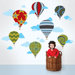 Hot Air Balloons Wall Decal