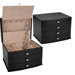 Carrie Jewel Chest with Thatch Linning in Espresso