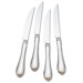 Hammered Antique 4 Piece Steak Knife Set