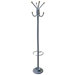 Coat Rack with Umbrella Holder in Silver