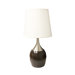 Touch-On Table Lamp in Espresso/Silver