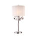 Crystal 3 Light Table Lamp