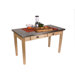 Cucina Americana Milano Prep Table with Stainless Steel Top