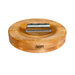 Herb a' Round Cutting Board with Knife
