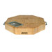 Octagonal Culinary Block Cutting Board with Scrap Pan