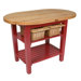 Eliptical C-Table Kitchen Island