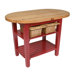Eliptical C-Table Kitchen Island