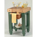 American Heritage Prep Table with Butcher Block Top