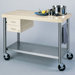 Cucina Americana Magnifico Kitchen Cart with Wood Top