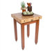 American Heritage Kindred Prep Table with Butcher Block Top