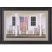 Chair Family with Flag Framed Artwork