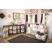 Modern Baby Girl Caffe 4 Piece Crib Bedding Set