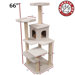 66" Bungalow Sherpa Cat Tree