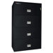 1 Hr Fireproof Key Lock  4 Drawer Letter File Safe
