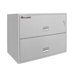 1 Hr Fireproof Key Lock 2 Drawer Letter File Safe